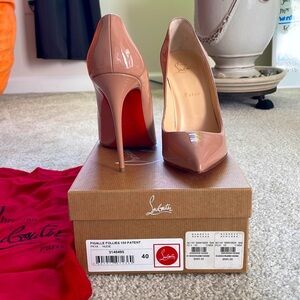 Nude Christian Louboutin heels